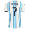 Rodrigo De Paul Argentina 26/27 Authentic Home Jersey